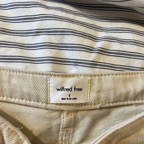 ARITZIA WILFRED MELINA PANTS TWILL WHITE JEANS - Picture 5 of 5